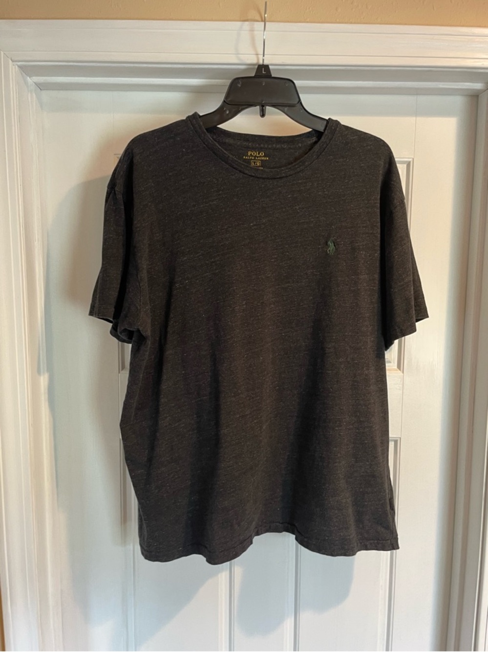 Polo by Ralph Lauren Short Sleeve Crew T-Shirt in Charcoal Heather